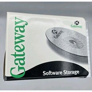 Gateway Software Storage Binder‎ CD Holder, Original Vintage, Binder Only
